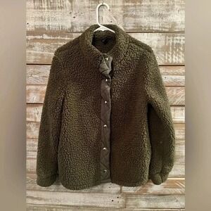 SHEIN women's green long sleeved winter coat‎ S